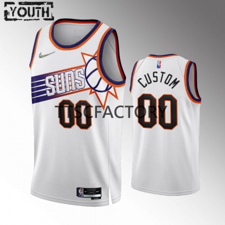 Maillot Basket Phoenix Suns Personnalisé Nike 2022-23 Association Edition Blanc Swingman - Enfant